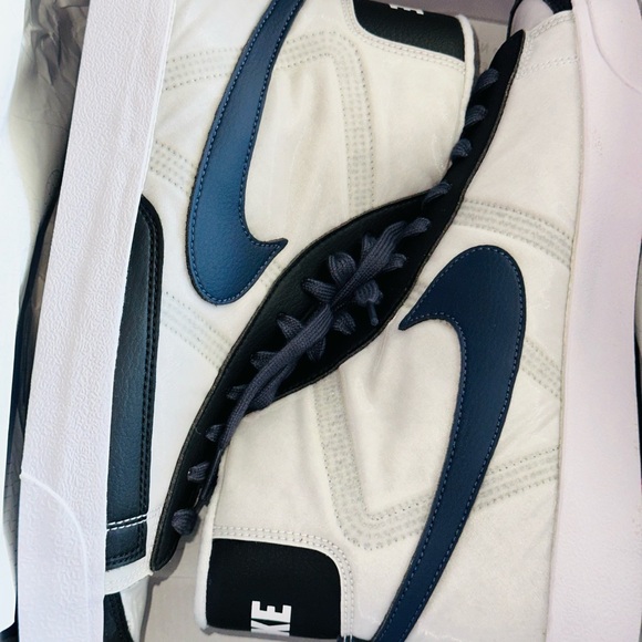 Nike By You Blazer Men’s Size 11 US *New with og Box* White Blue Black - Picture 2 of 12